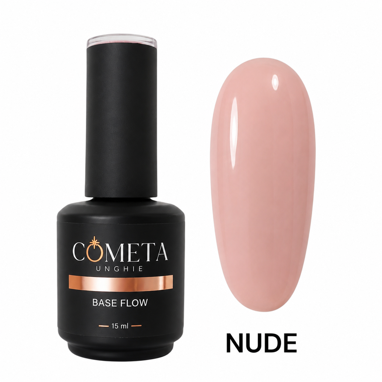 Base Flow Nude Cometa Unghie, base nude rosata coprente 5/5